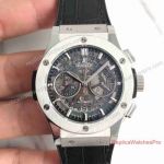 Swiss Replica Hublot Big Bang Classic Fusion Chronograph SS Black Watch